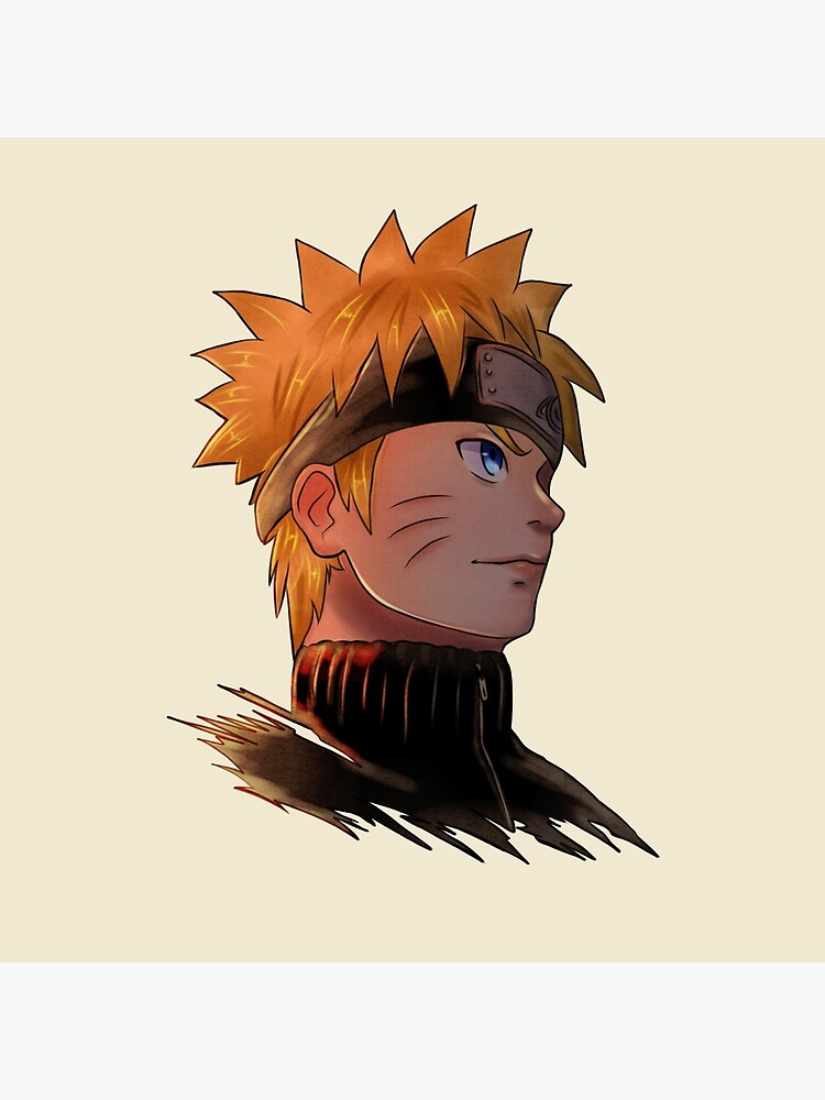 Doodle Orange Ninja Uzumaki Naruto Throw Pillow - Image 2