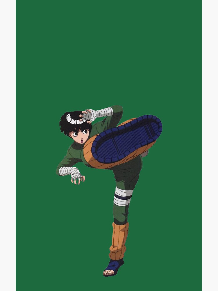 Strong Ninja Rock Lee Shower Curtain - Image 2