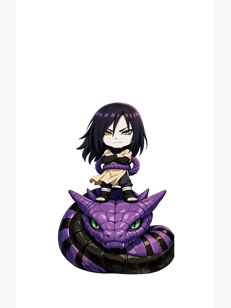 Chibi Orochimaru And Manda Shower Curtain - Image 2