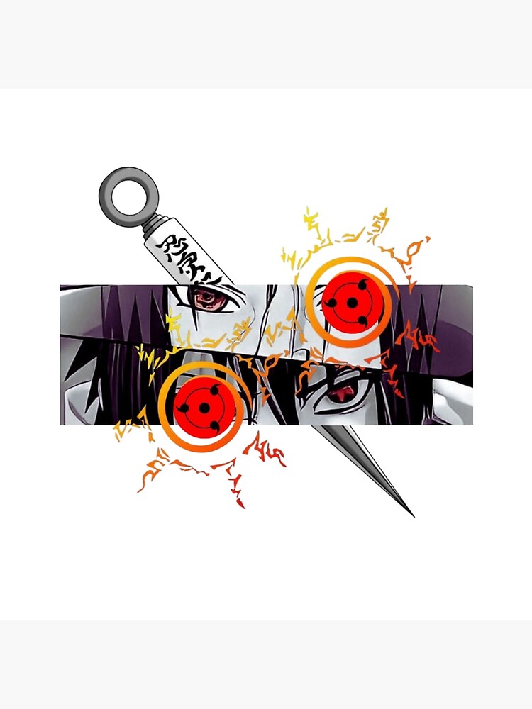 Naruto Sharingan And Kunai Symbol Tapestry - Image 2