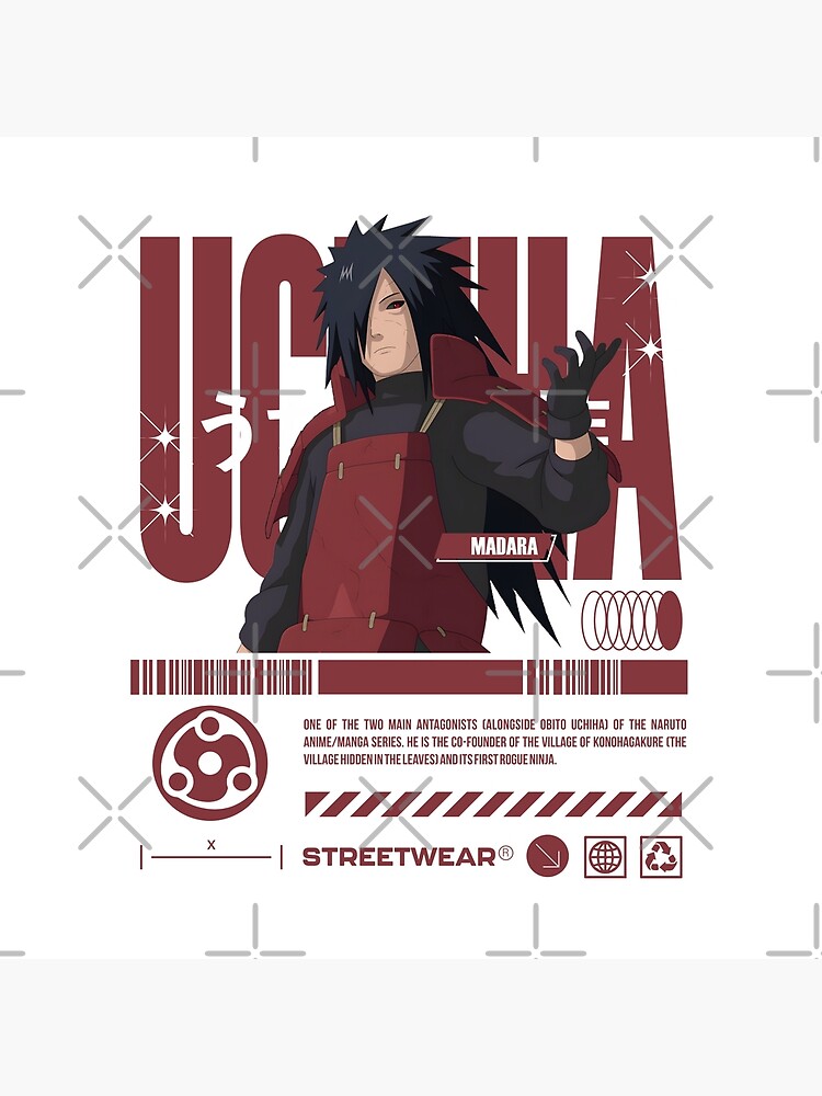 Madara Uchiha Streetwear Tapestry - Image 2
