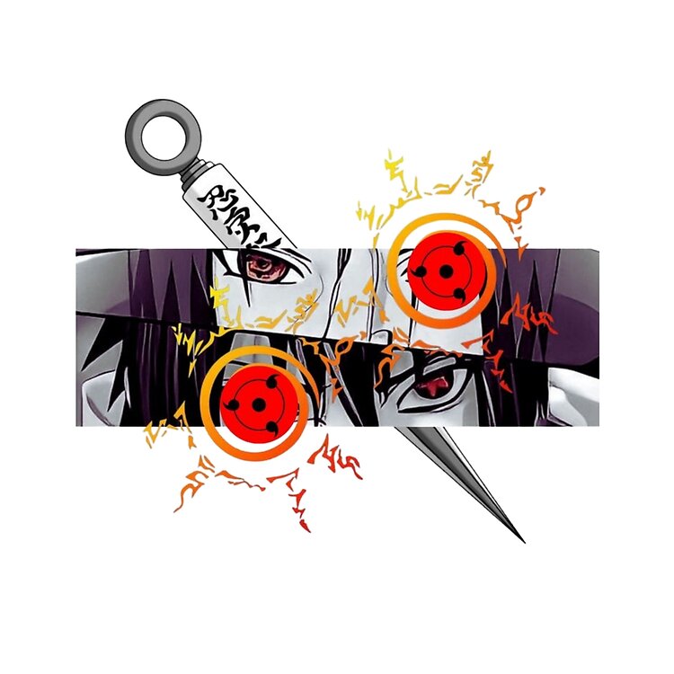 Naruto Sharingan And Kunai Symbol Tote Bag - Image 2