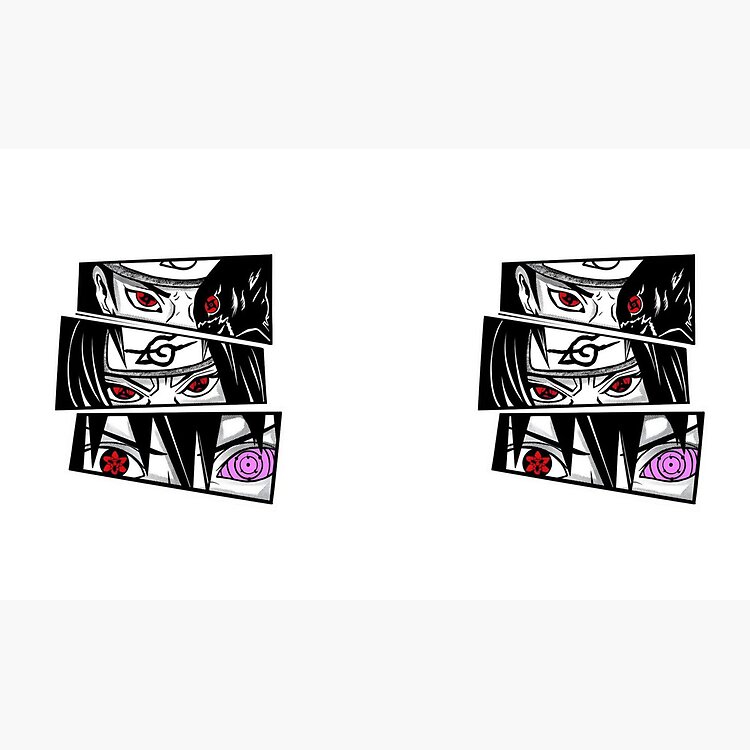 Naruto Sharingan Eyes Manga Panels Mug - Image 2