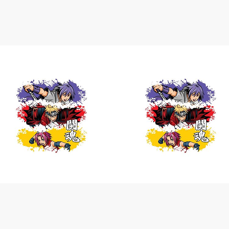 Naruto Anime Characters Color Splash Art Mug - Image 2