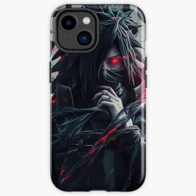 Madara Uchiha Dark Anime Art Legendary Uchiha Power Illustration Iphone Case