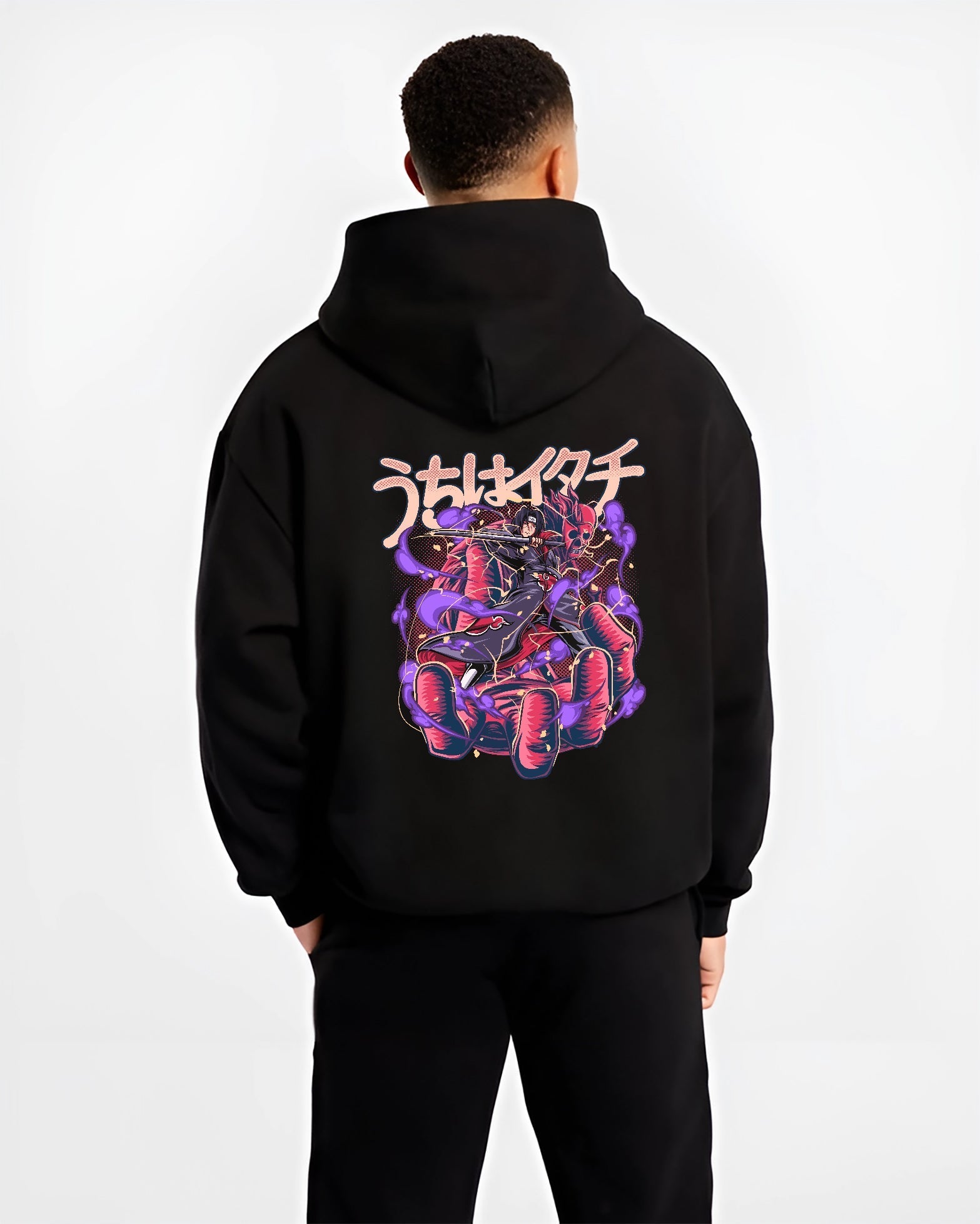 Itachi Uchiha Susanoo Naruto Shippuden Premium Hoodie - Image 2