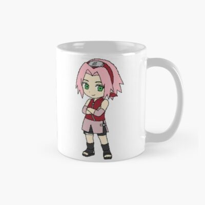 Cute Sakura Chibi Anime Sticker Mug