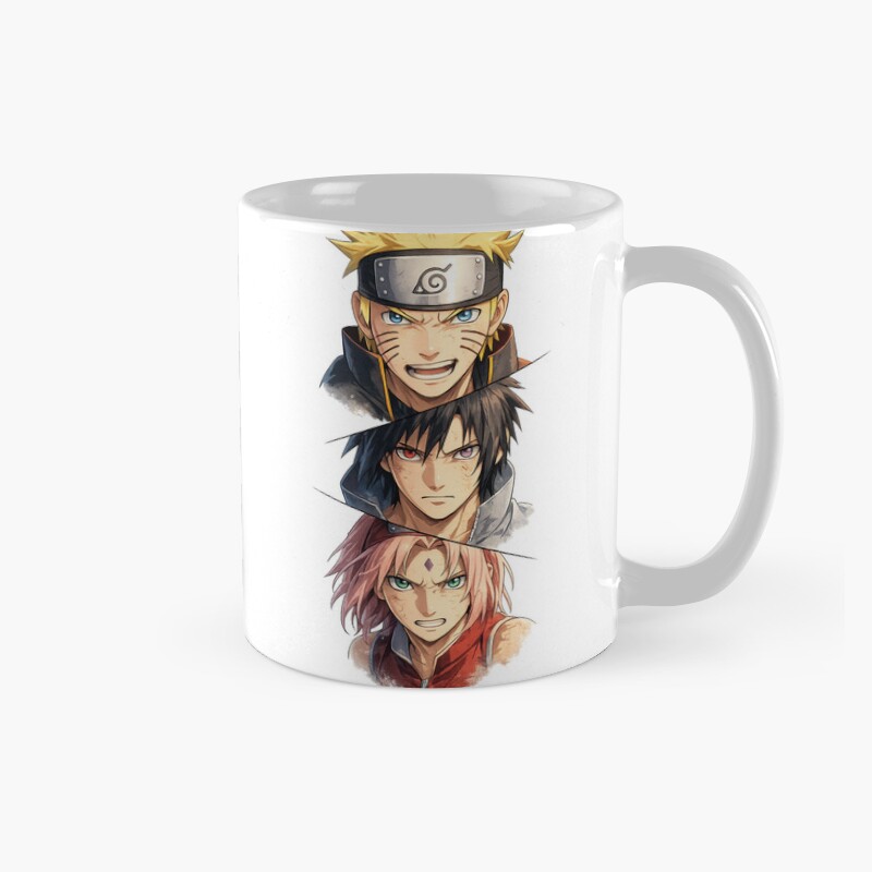 Team 7 Ninja Trio Naruto Sasuke Sakura Mug