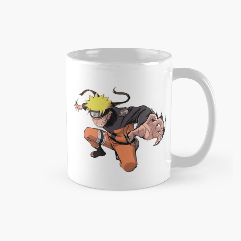 Nine Tailed Fox Ninja Determined Hokage Dream Anime Design Mug