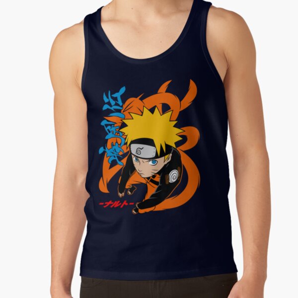 Orange Uzumaki Naruto Tank Top - Image 5