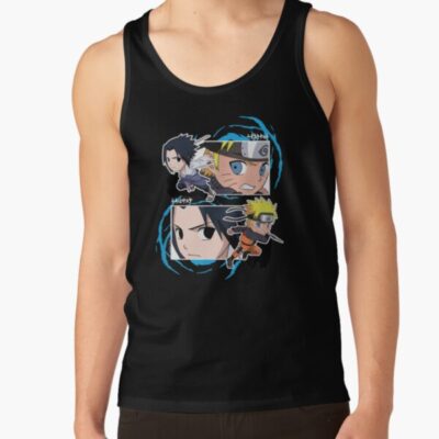 Special Eyes Ninjas Naruto And Sasuke Tank Top