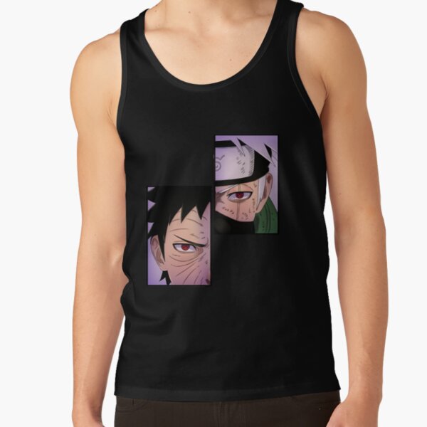 Doodle Duo Kakashi & Obito Tank Top - Image 2