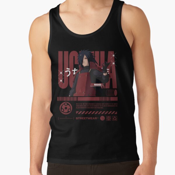 Madara Uchiha Streetwear Tank Top - Image 2