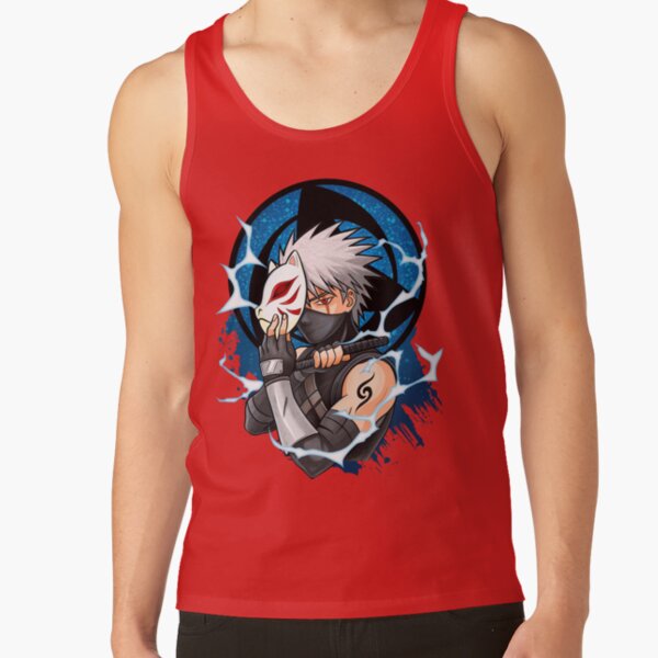 Kakashi Hatake Naruto Shippuden Tank Top - Image 4