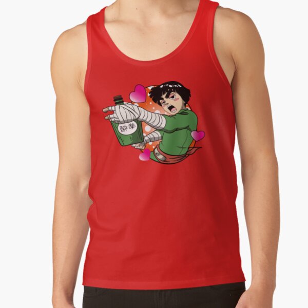 Drunk Ninja Rock Lee Tank Top - Image 4