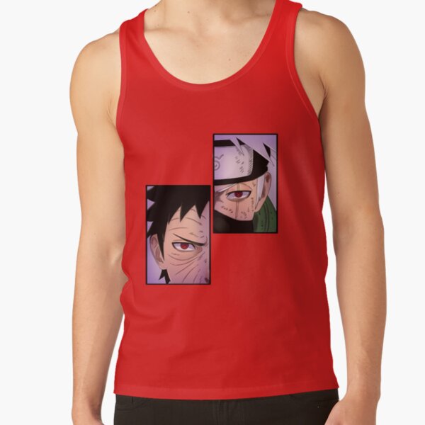 Doodle Duo Kakashi & Obito Tank Top - Image 4