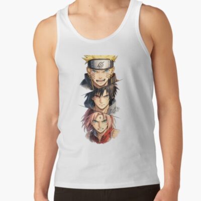 Team 7 Ninja Trio Naruto Sasuke Sakura Tank Top