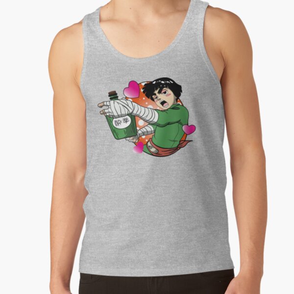 Drunk Ninja Rock Lee Tank Top - Image 3
