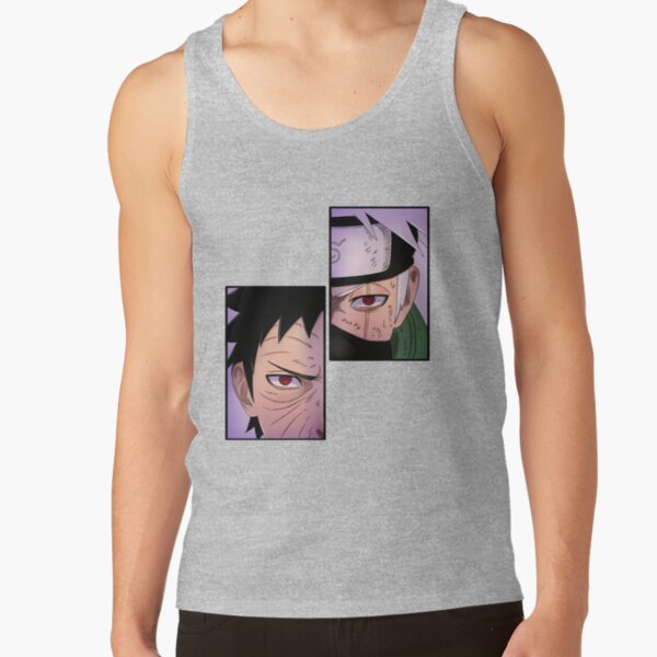 Doodle Duo Kakashi & Obito Tank Top - Image 3