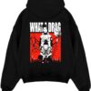 shikamaru naruto black hoodie flat back design - Naruto EU Store