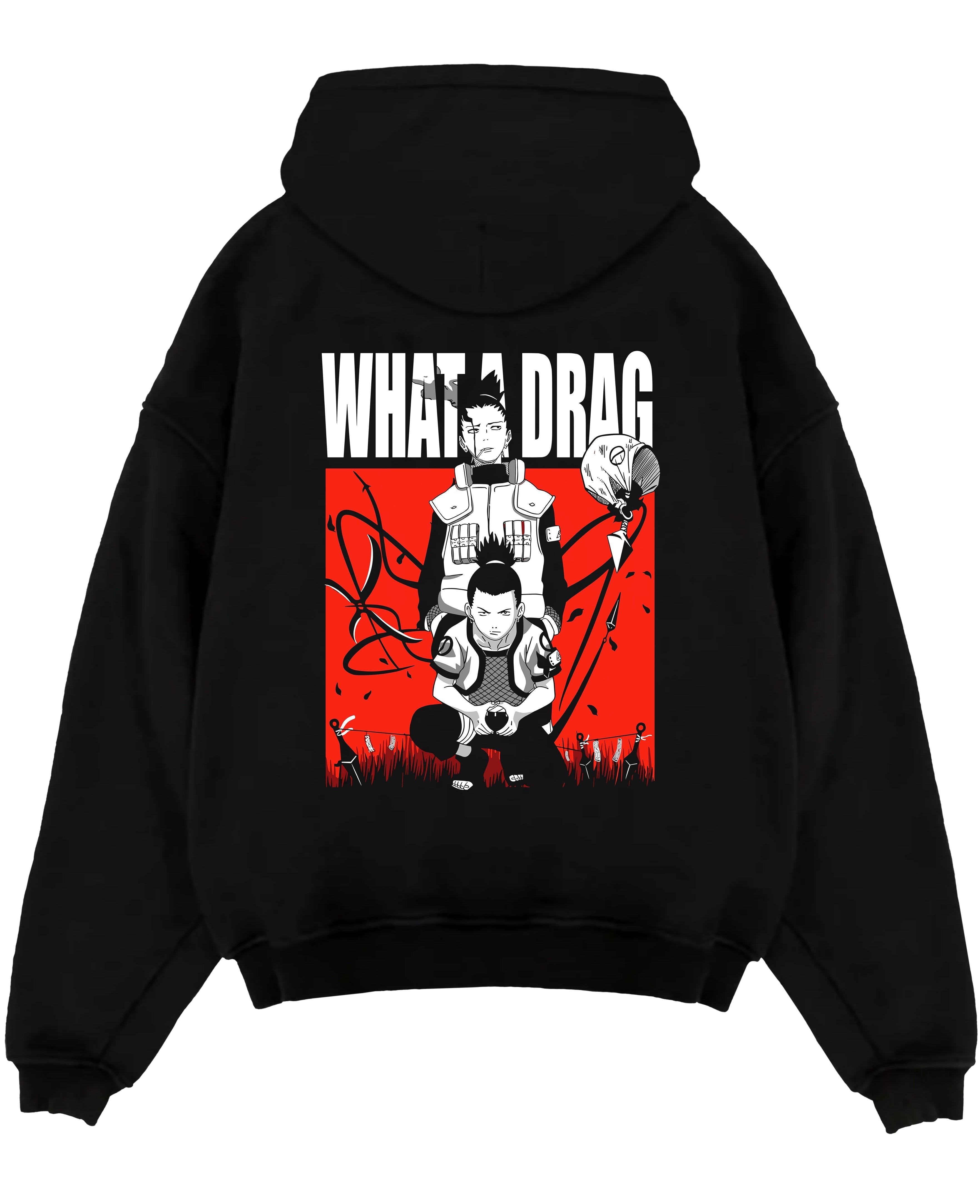 Shikamaru Nara "What a Drag" Naruto Shippuden Hoodie