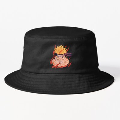 Scribble Kyuubi Cloak Uzumaki Naruto Bucket Hat