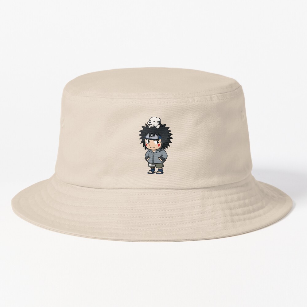 Chibi Kiba Inuzuka With Akamaru Bucket Hat