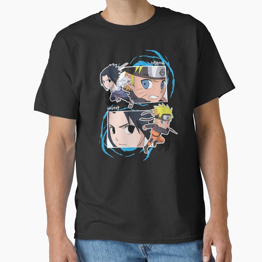 Special Eyes Ninjas Naruto And Sasuke T-shirt