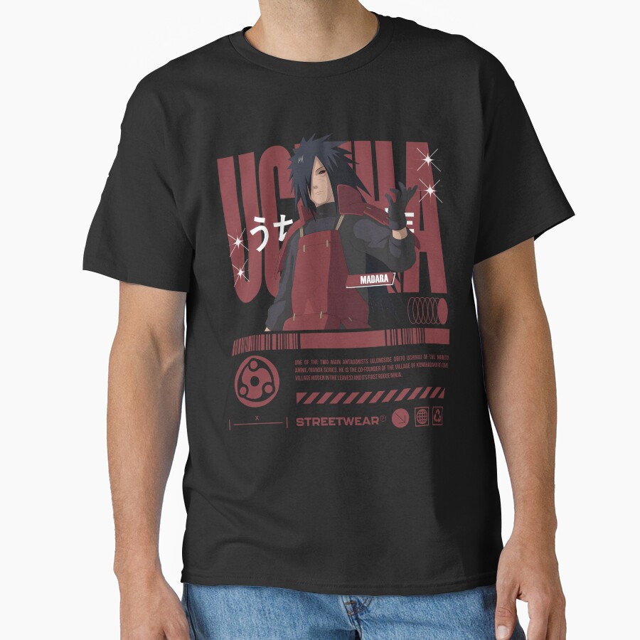Madara Uchiha Streetwear T-shirt - Image 2
