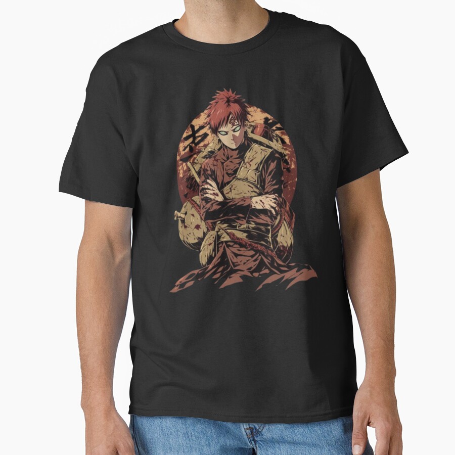 Gaara Retro Design T-shirt - Image 2