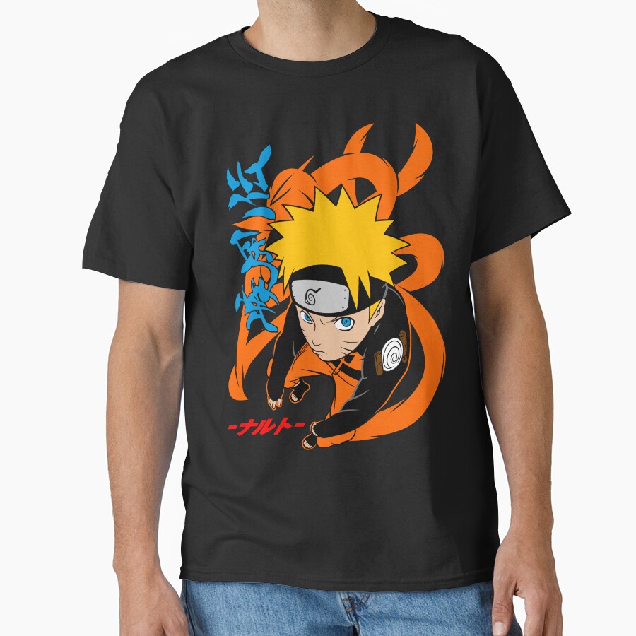 Orange Uzumaki Naruto T-shirt - Image 2