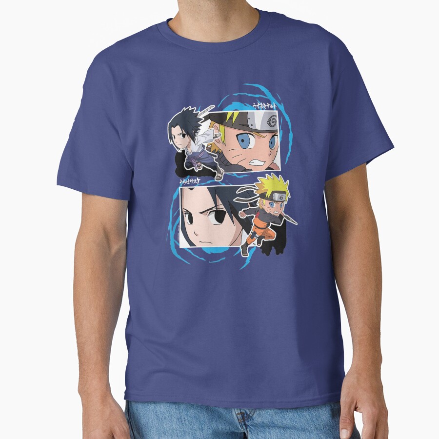 Special Eyes Ninjas Naruto And Sasuke T-shirt - Image 4
