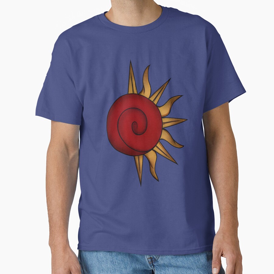 Doodle Sun Uzumaki T-shirt - Image 4