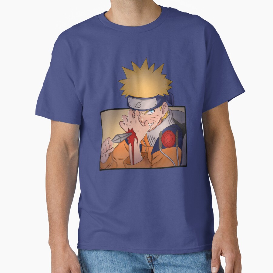 Doodle Uzumaki Naruto T-shirt - Image 4