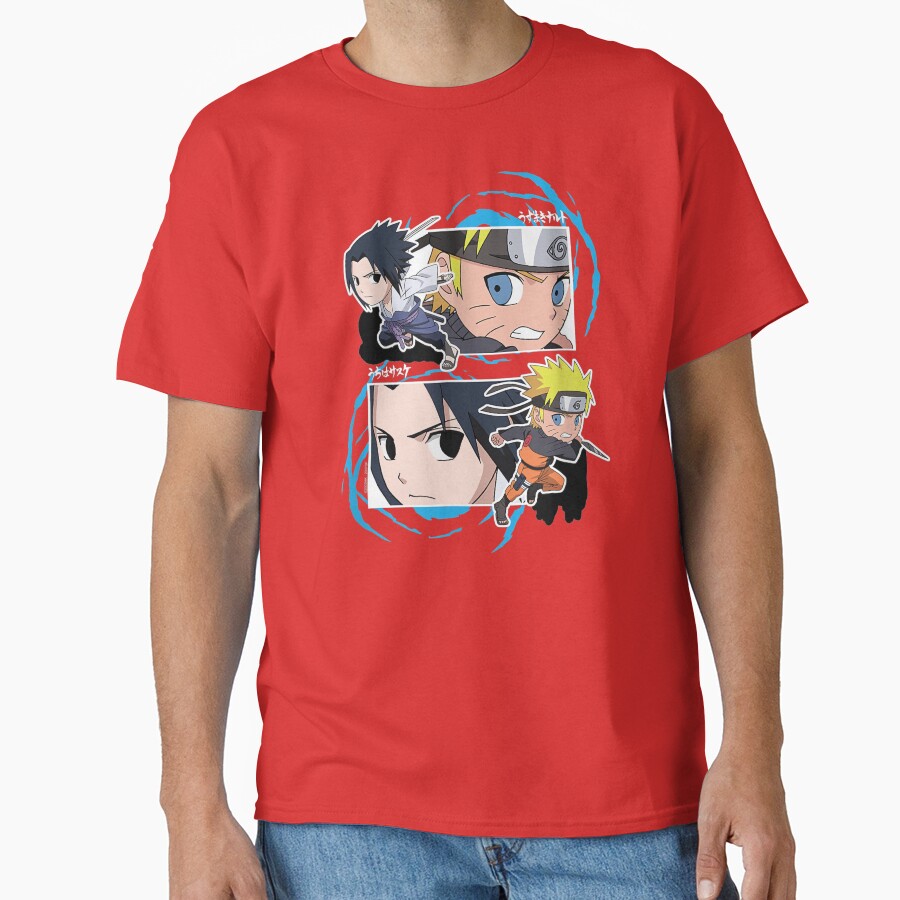 Special Eyes Ninjas Naruto And Sasuke T-shirt - Image 5