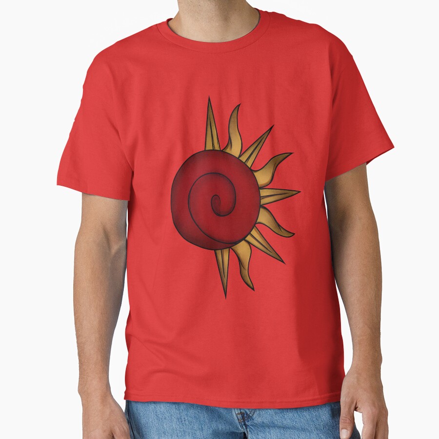 Doodle Sun Uzumaki T-shirt - Image 5