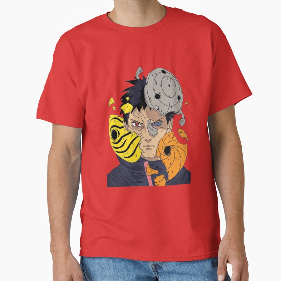 The Masked Villain Uchiha Obito T-shirt - Image 5
