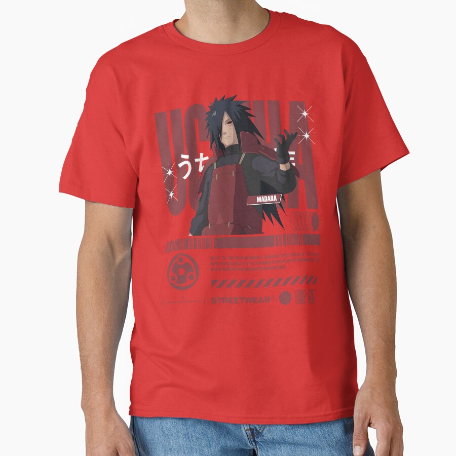 Madara Uchiha Streetwear T-shirt - Image 5