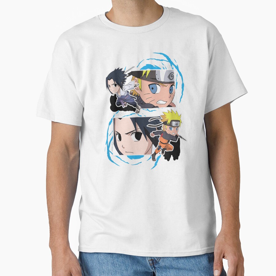 Special Eyes Ninjas Naruto And Sasuke T-shirt - Image 2