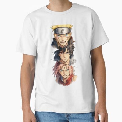 Team 7 Ninja Trio Naruto Sasuke Sakura T-shirt