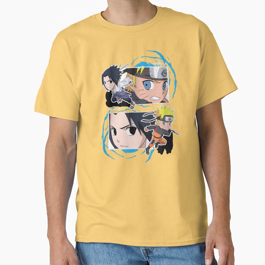 Special Eyes Ninjas Naruto And Sasuke T-shirt - Image 6