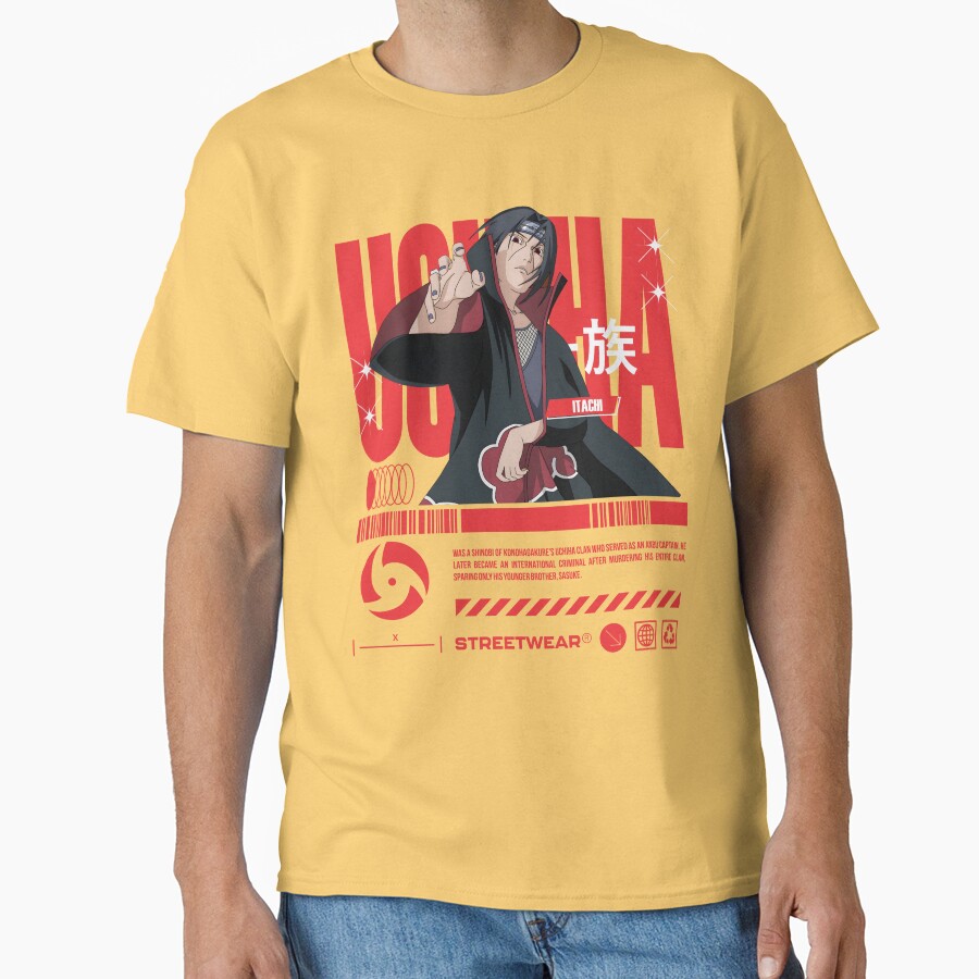 Itachi Uchiha Streetwear T-shirt - Image 6