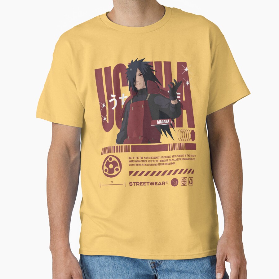 Madara Uchiha Streetwear T-shirt - Image 6