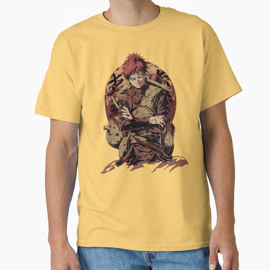 Gaara Retro Design T-shirt - Image 6
