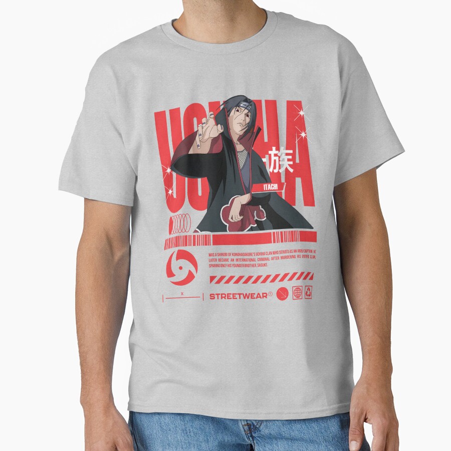 Itachi Uchiha Streetwear T-shirt - Image 3