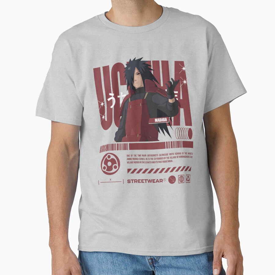 Madara Uchiha Streetwear T-shirt - Image 3
