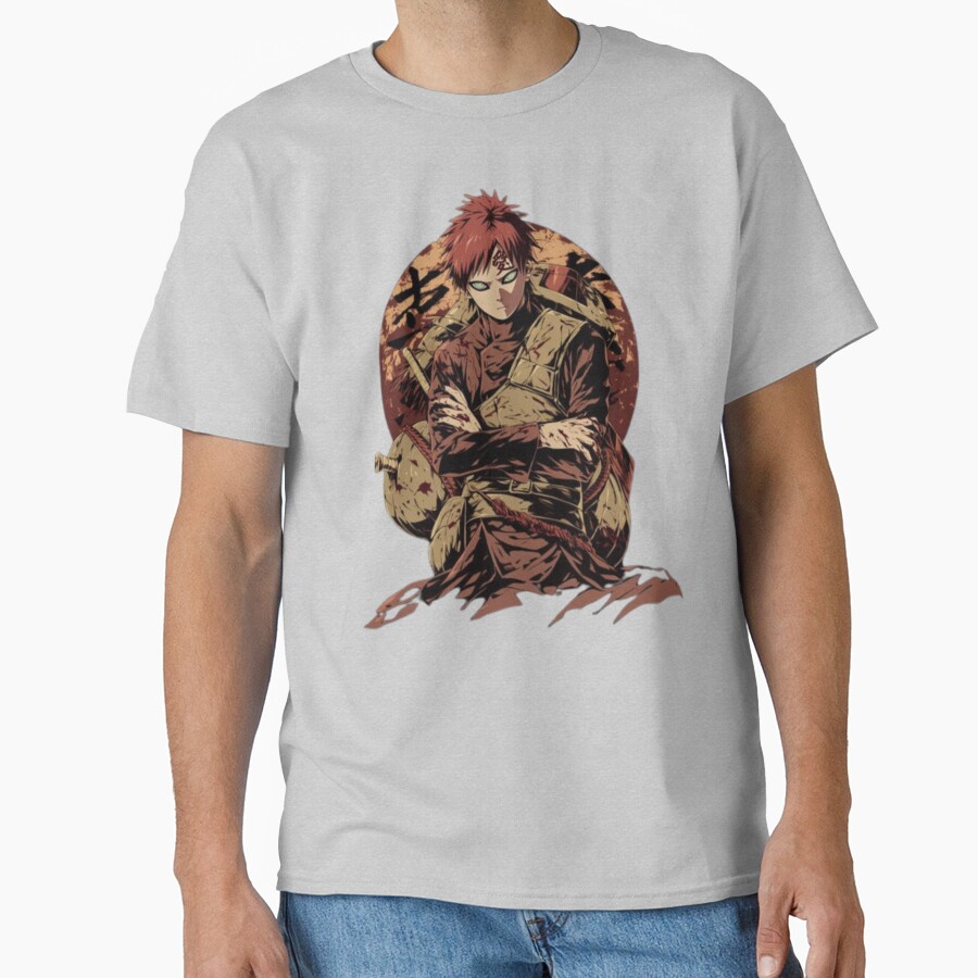 Gaara Retro Design T-shirt - Image 3