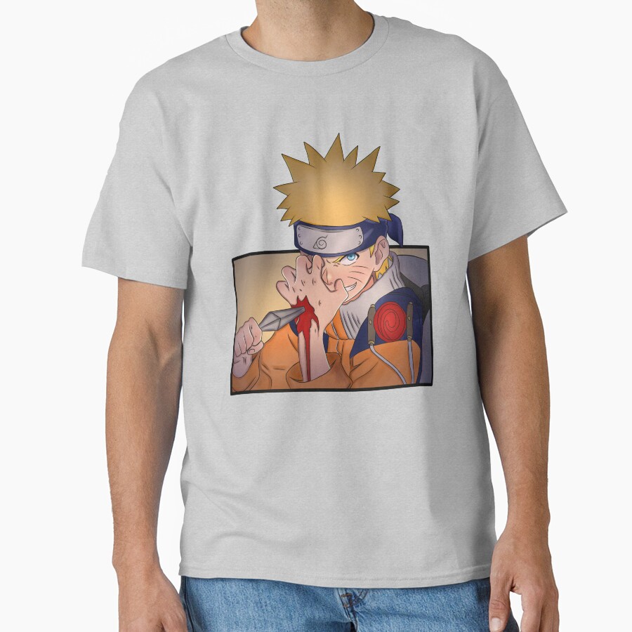 Doodle Uzumaki Naruto T-shirt - Image 3