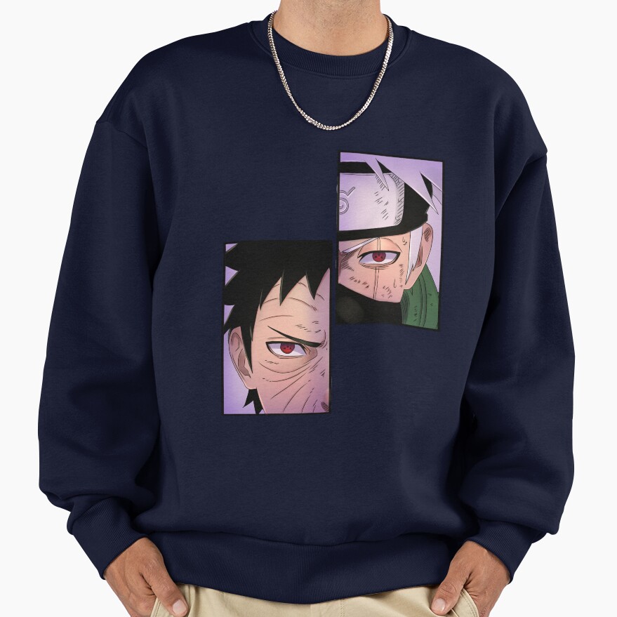 Doodle Duo Kakashi & Obito Sweatshirt - Image 5