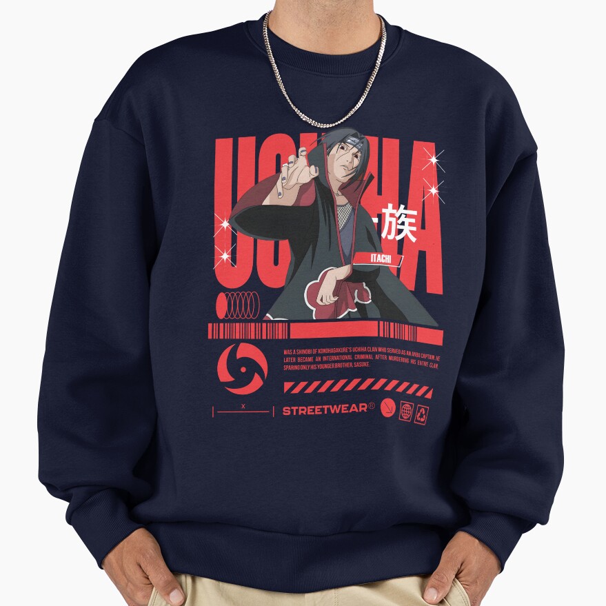 Itachi Uchiha Streetwear Sweatshirt - Image 5